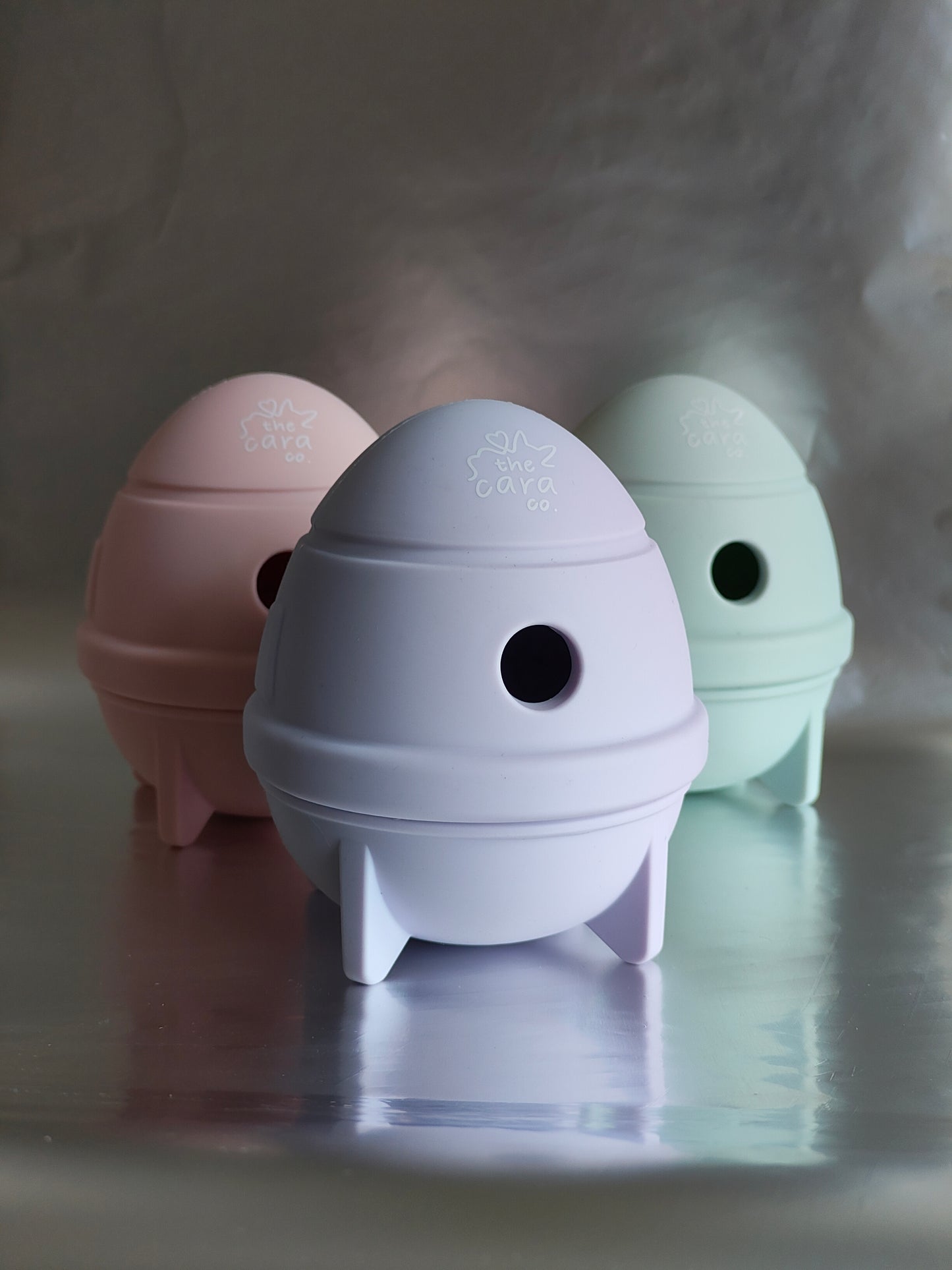 Rocket treat dispenser toy